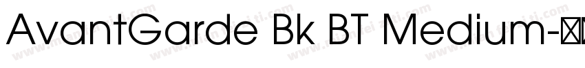 AvantGarde Bk BT Medium字体转换